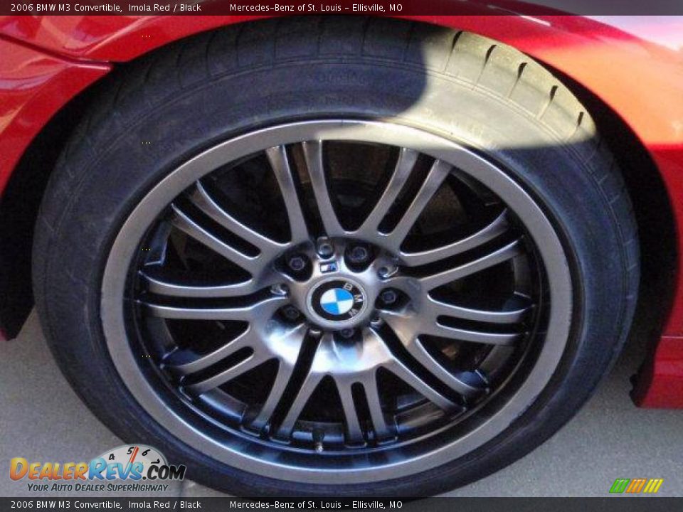 2006 BMW M3 Convertible Imola Red / Black Photo #26