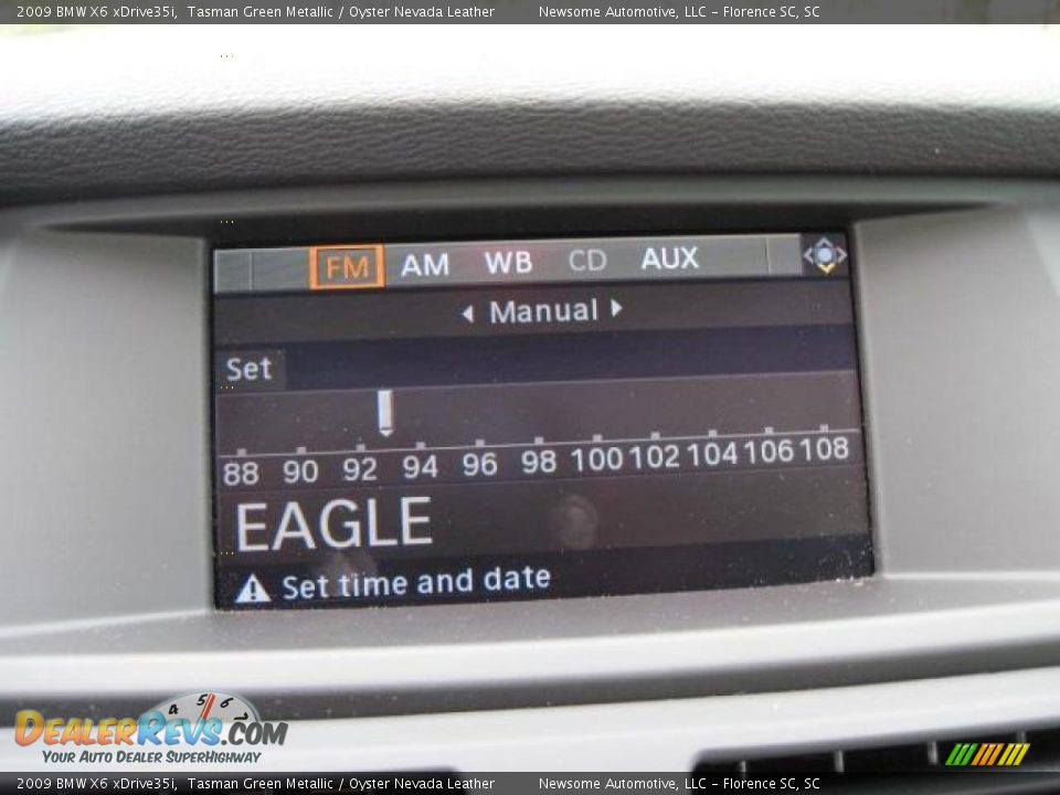 2009 BMW X6 xDrive35i Tasman Green Metallic / Oyster Nevada Leather Photo #6