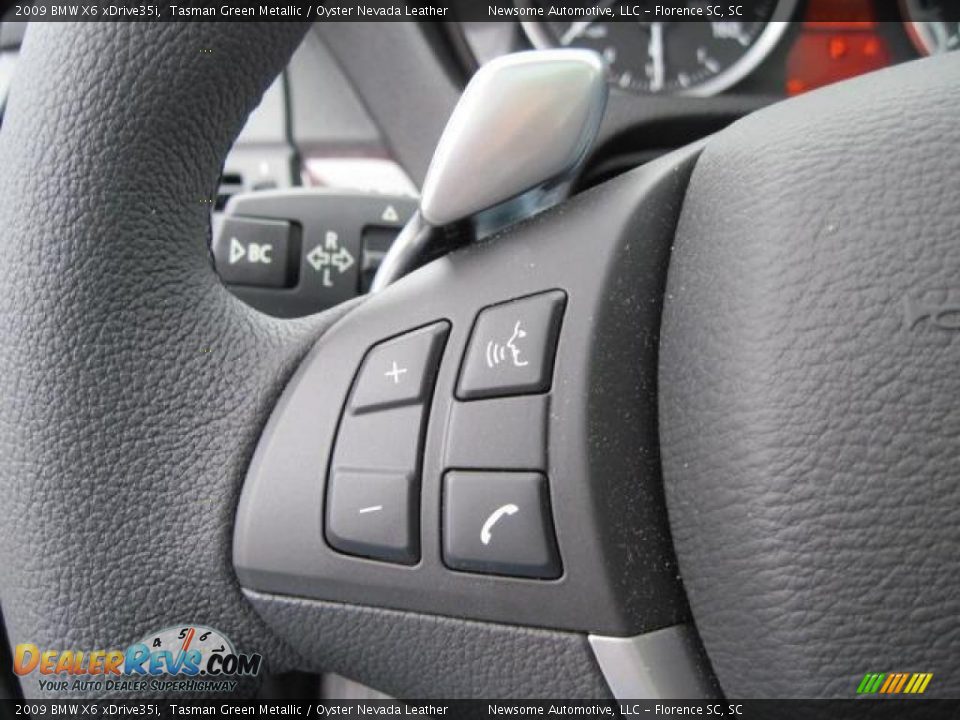 2009 BMW X6 xDrive35i Tasman Green Metallic / Oyster Nevada Leather Photo #8