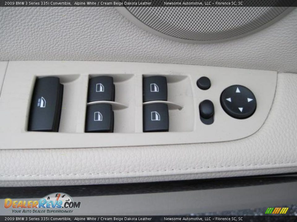 2009 BMW 3 Series 335i Convertible Alpine White / Cream Beige Dakota Leather Photo #8