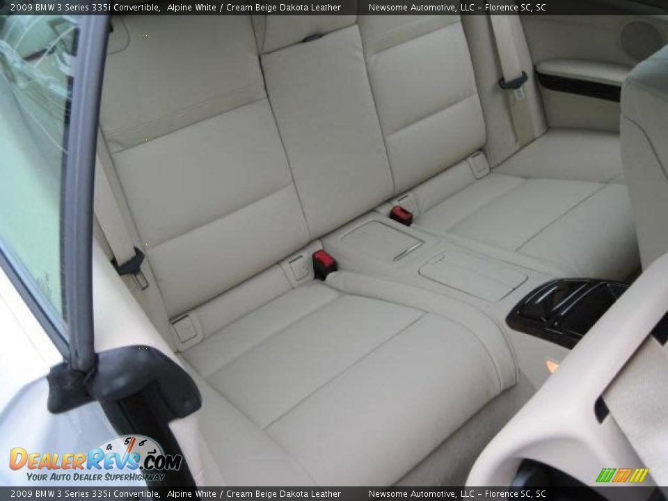 2009 BMW 3 Series 335i Convertible Alpine White / Cream Beige Dakota Leather Photo #11