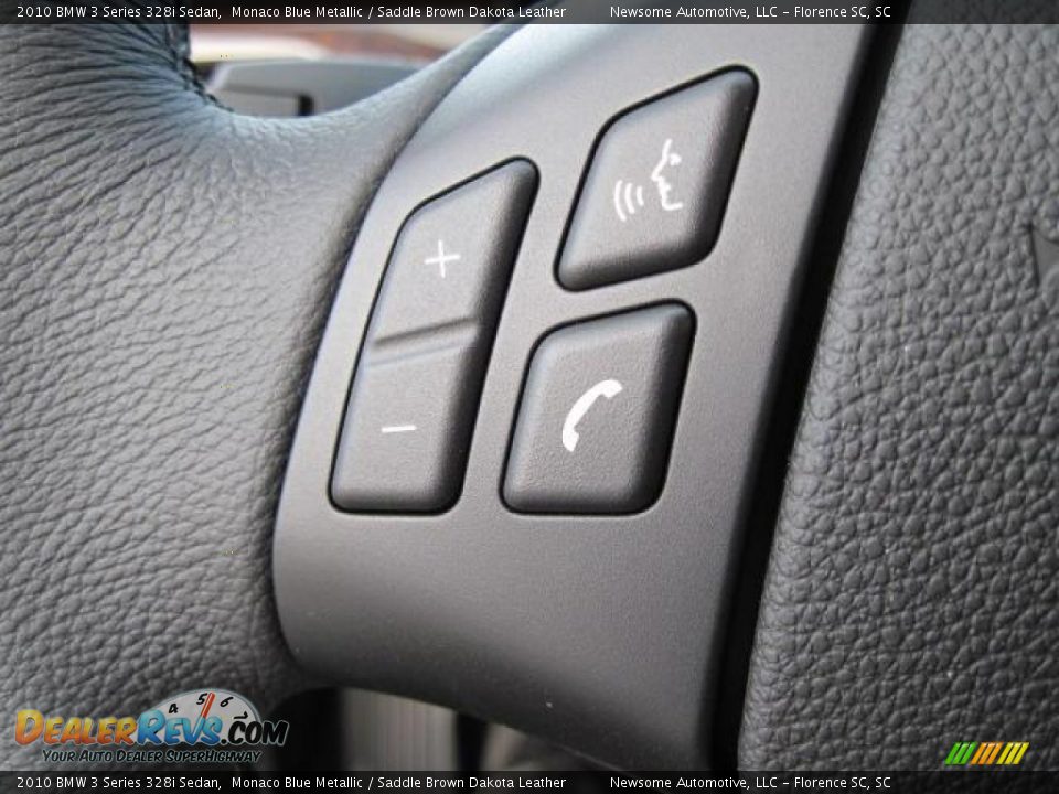 2010 BMW 3 Series 328i Sedan Monaco Blue Metallic / Saddle Brown Dakota Leather Photo #9