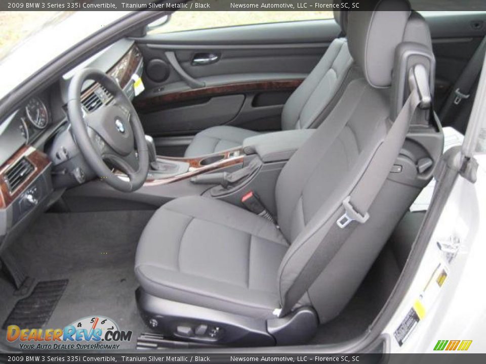 2009 BMW 3 Series 335i Convertible Titanium Silver Metallic / Black Photo #3