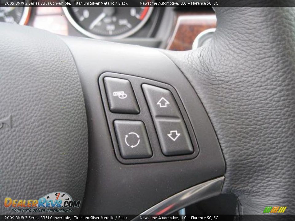 2009 BMW 3 Series 335i Convertible Titanium Silver Metallic / Black Photo #6