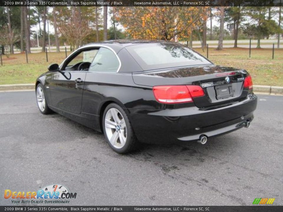 2009 BMW 3 Series 335i Convertible Black Sapphire Metallic / Black Photo #2