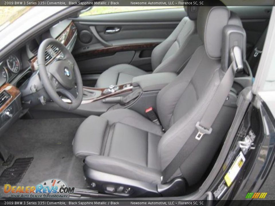 2009 BMW 3 Series 335i Convertible Black Sapphire Metallic / Black Photo #3