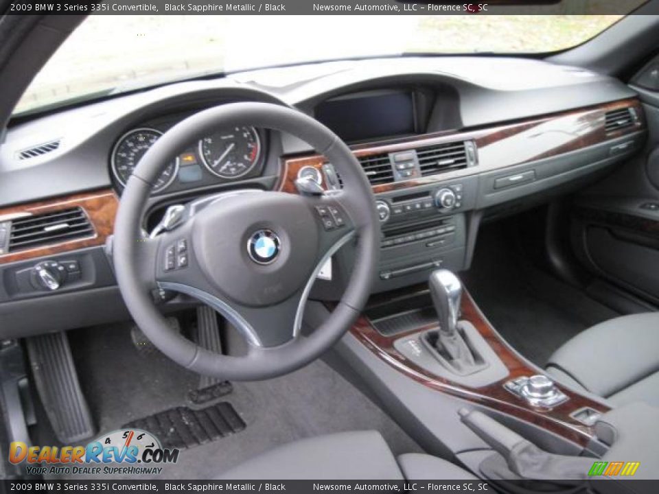 2009 BMW 3 Series 335i Convertible Black Sapphire Metallic / Black Photo #4