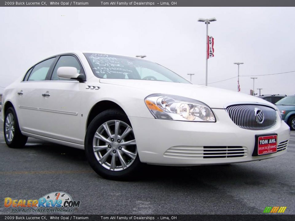 2009 Buick Lucerne CX White Opal / Titanium Photo #1