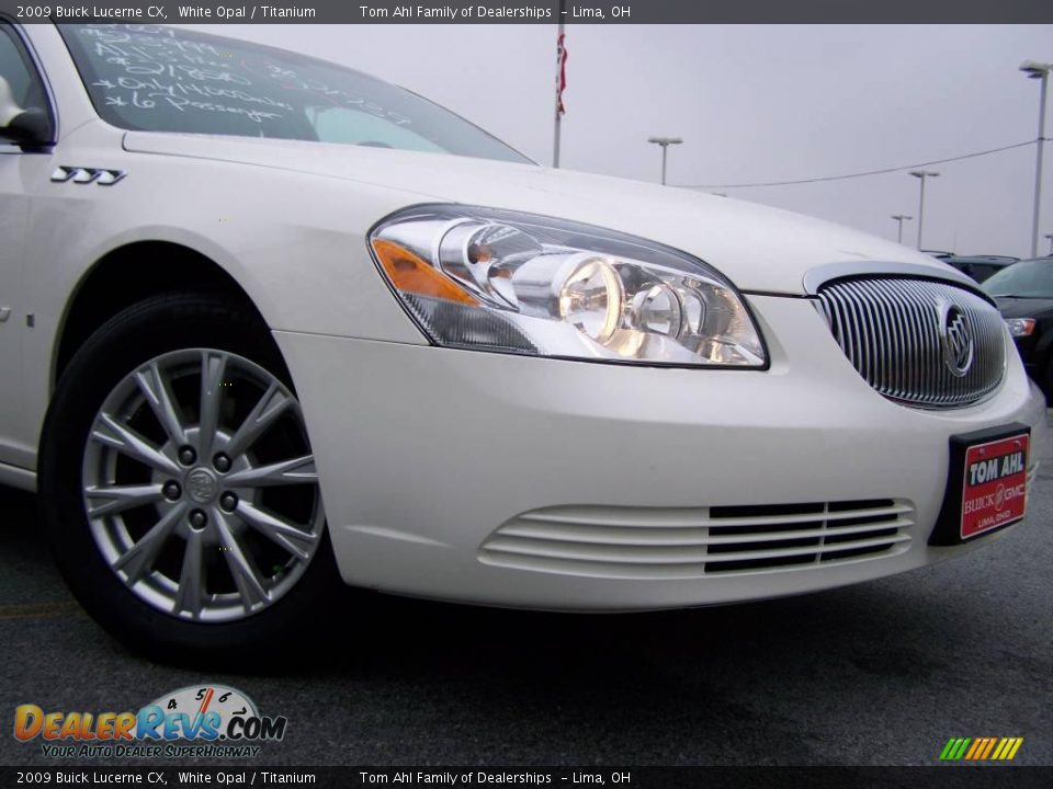 2009 Buick Lucerne CX White Opal / Titanium Photo #2