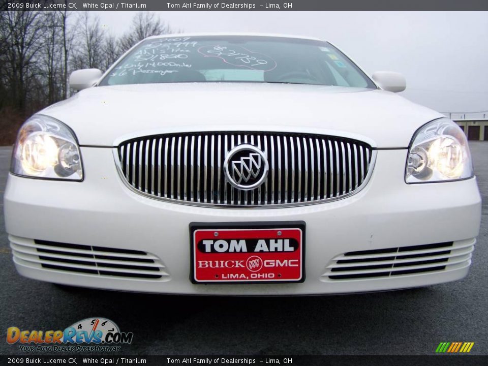 2009 Buick Lucerne CX White Opal / Titanium Photo #3