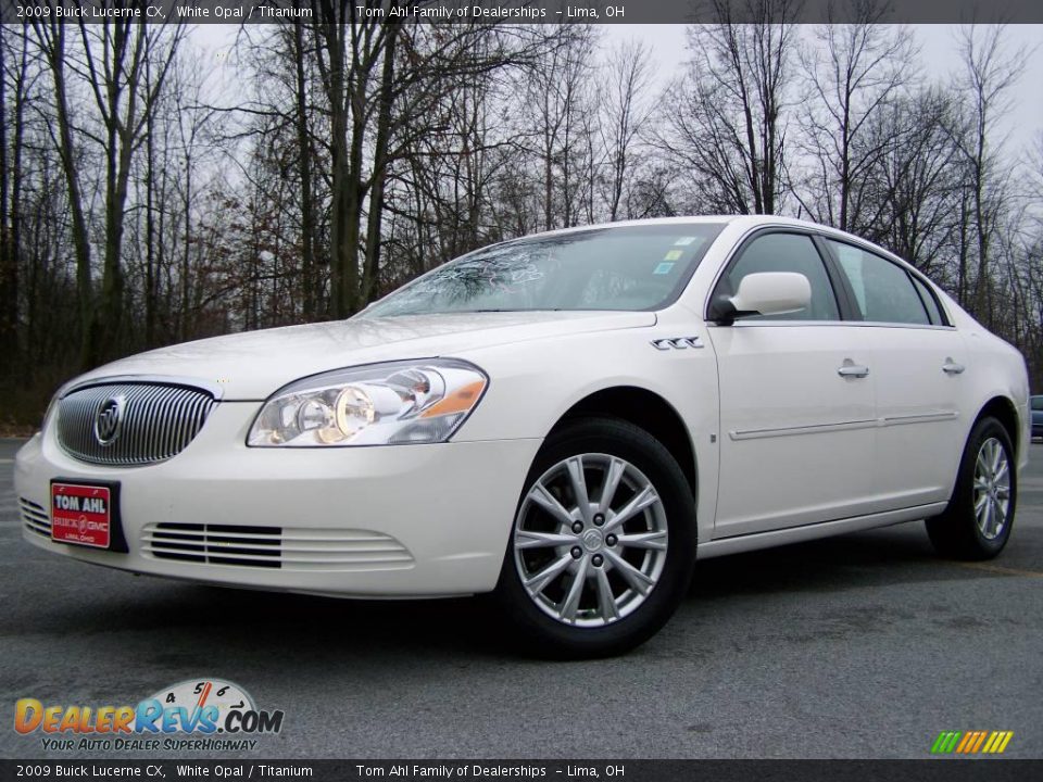 2009 Buick Lucerne CX White Opal / Titanium Photo #5