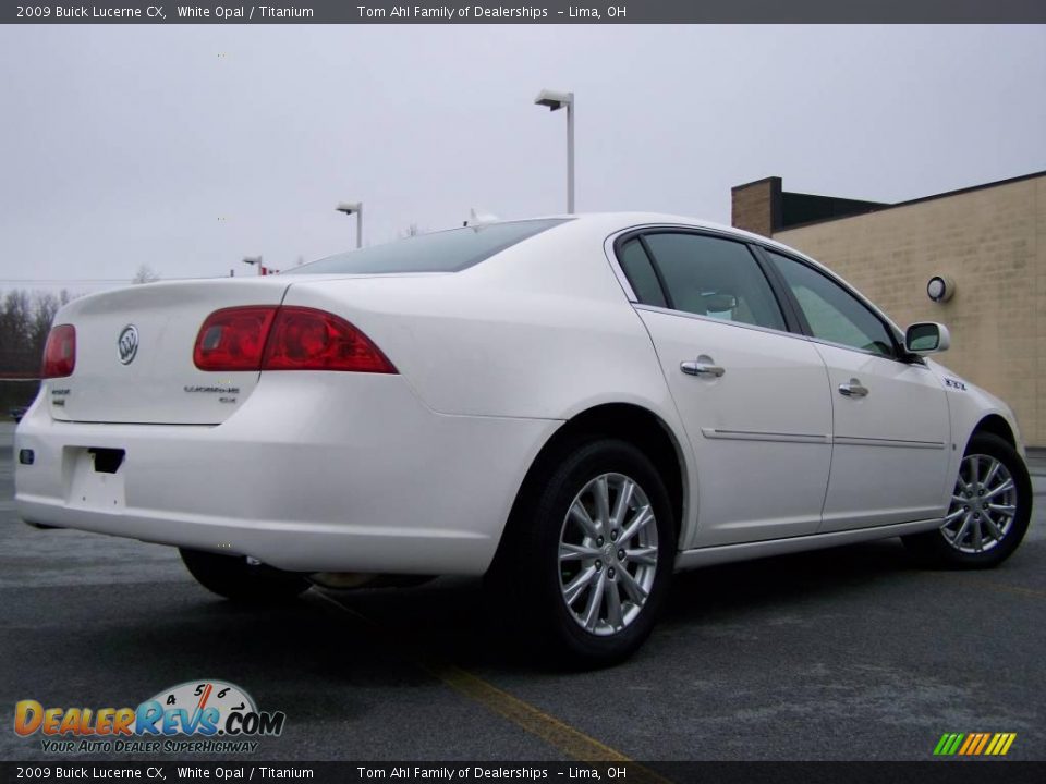2009 Buick Lucerne CX White Opal / Titanium Photo #7