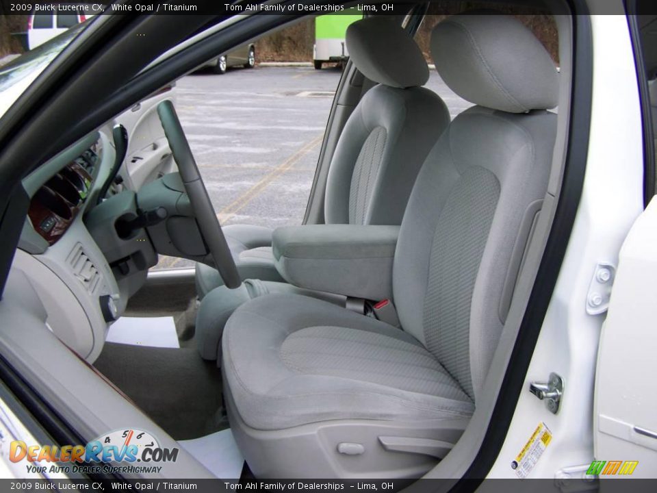 2009 Buick Lucerne CX White Opal / Titanium Photo #9