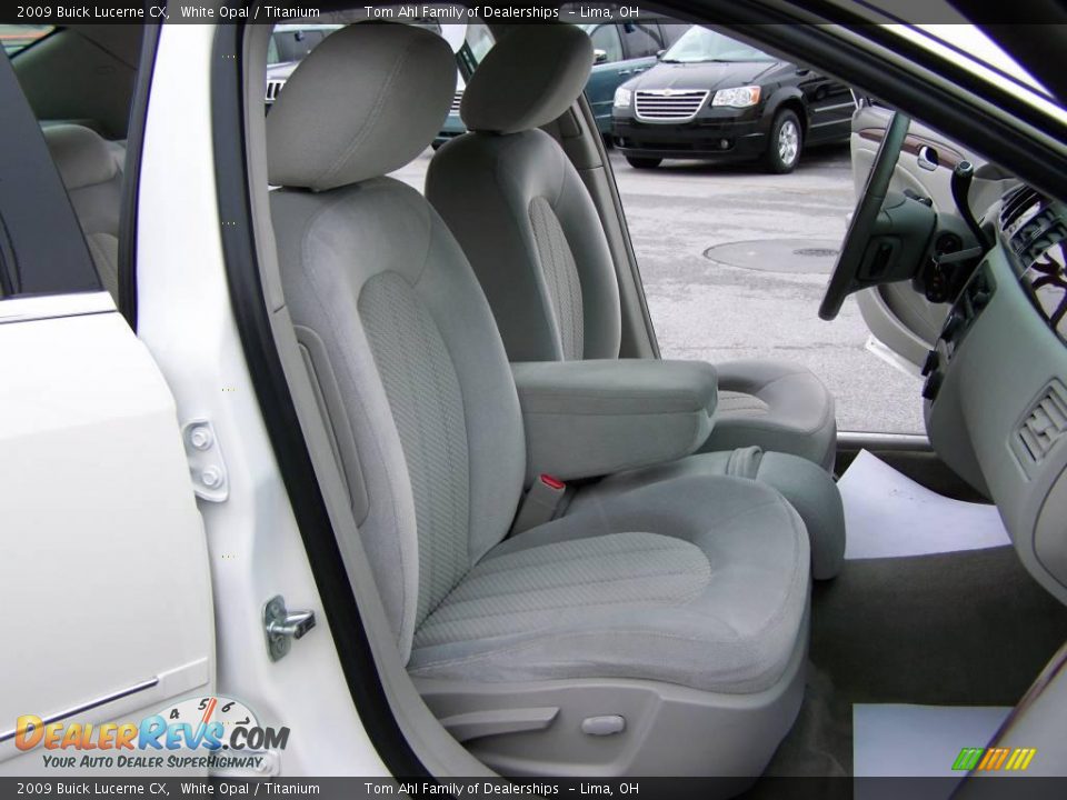 2009 Buick Lucerne CX White Opal / Titanium Photo #13