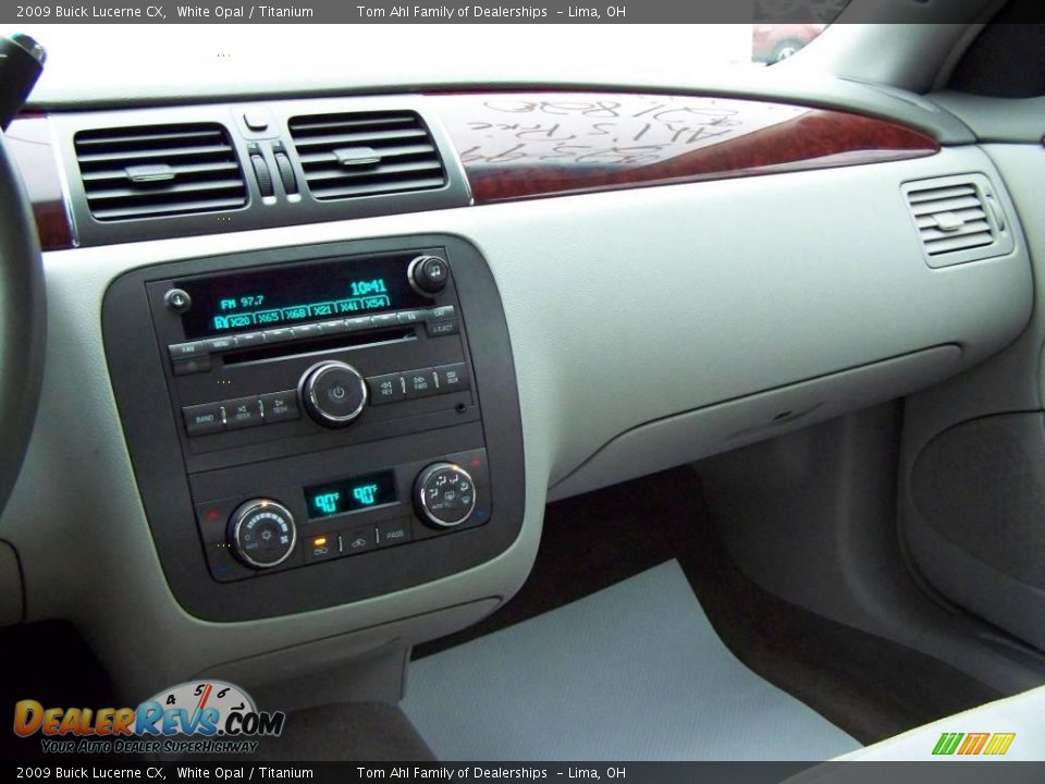 2009 Buick Lucerne CX White Opal / Titanium Photo #18