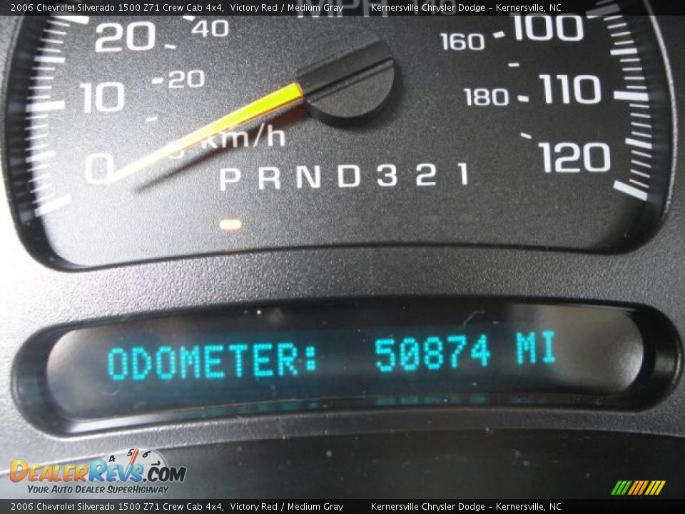 2006 Chevrolet Silverado 1500 Z71 Crew Cab 4x4 Victory Red / Medium Gray Photo #31