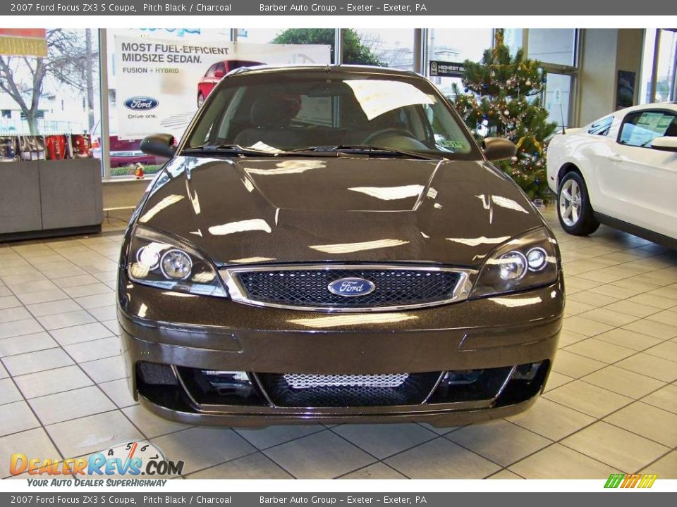 2007 Ford Focus ZX3 S Coupe Pitch Black / Charcoal Photo #3