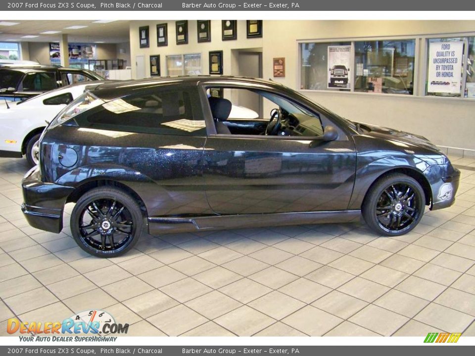 2007 Ford Focus ZX3 S Coupe Pitch Black / Charcoal Photo #6