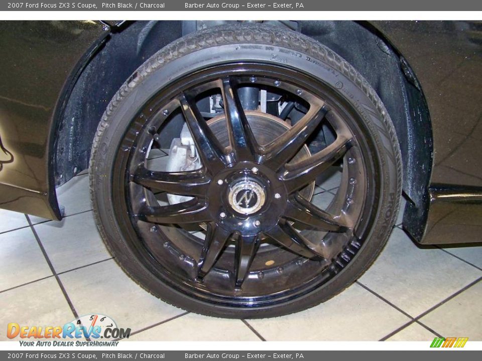 2007 Ford Focus ZX3 S Coupe Pitch Black / Charcoal Photo #13