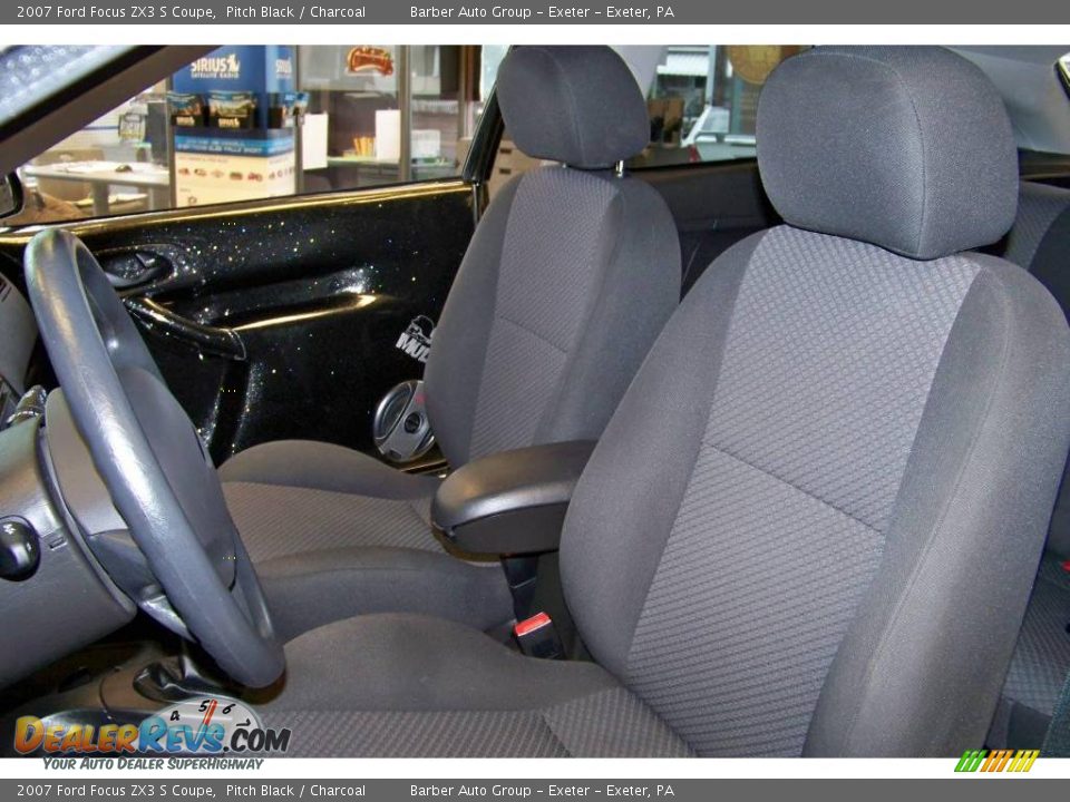 2007 Ford Focus ZX3 S Coupe Pitch Black / Charcoal Photo #17