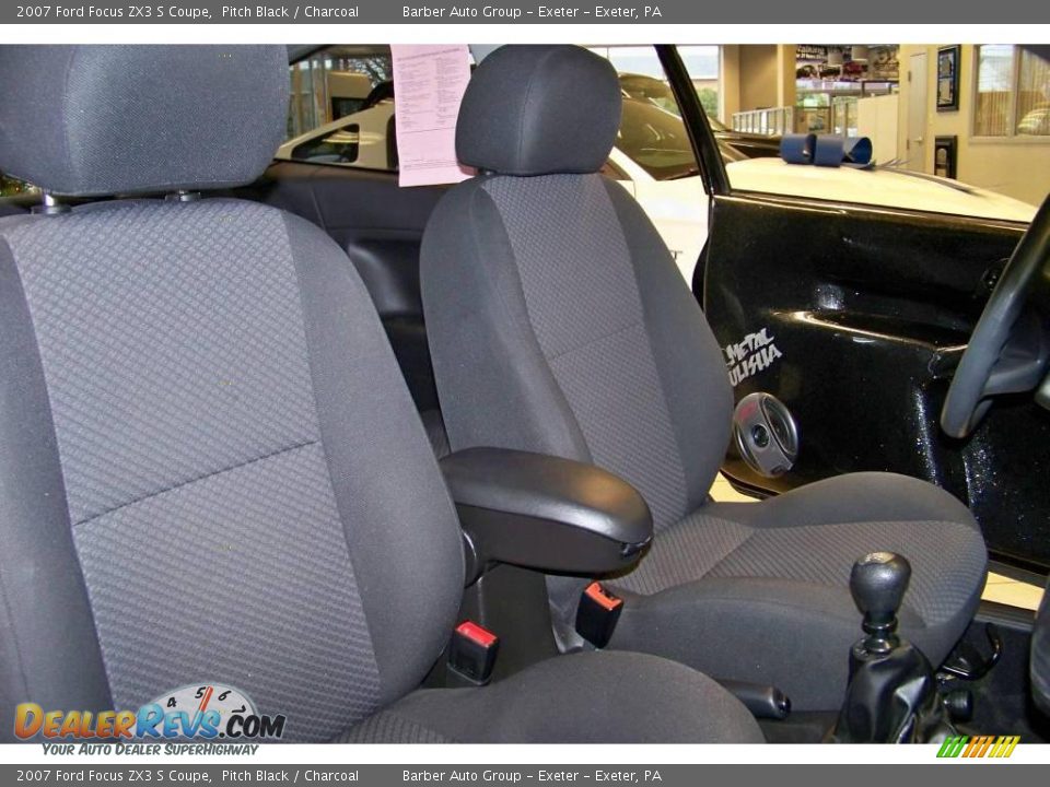2007 Ford Focus ZX3 S Coupe Pitch Black / Charcoal Photo #21