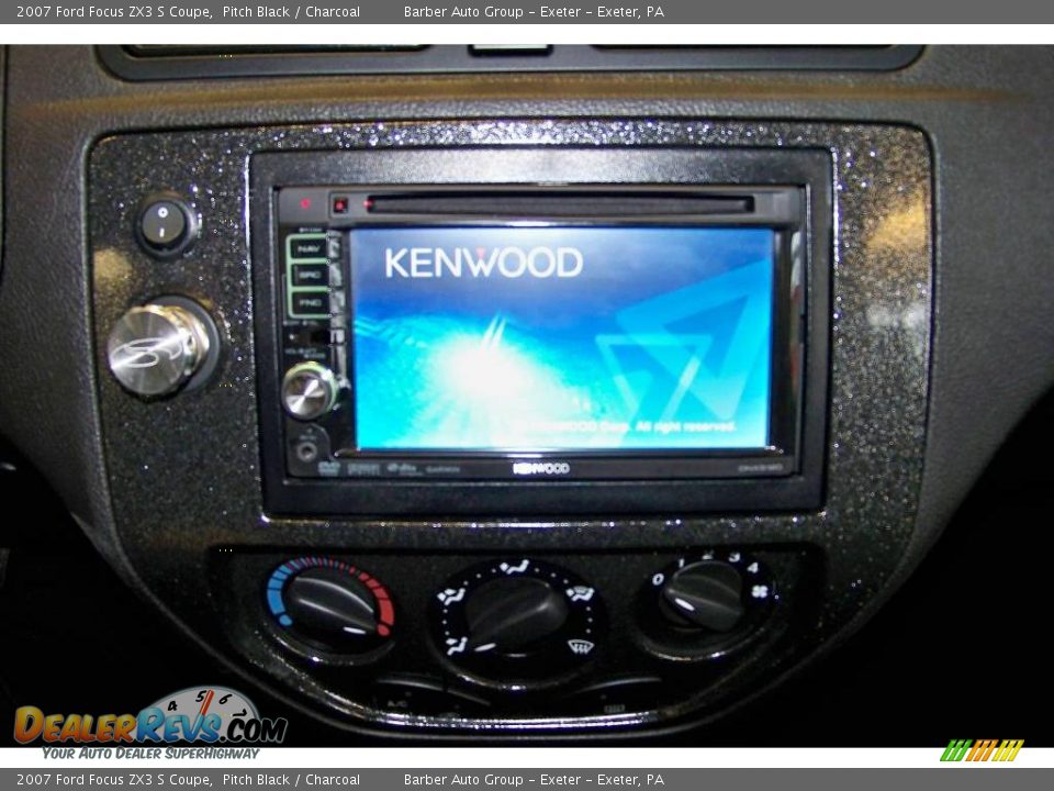 2007 Ford Focus ZX3 S Coupe Pitch Black / Charcoal Photo #24