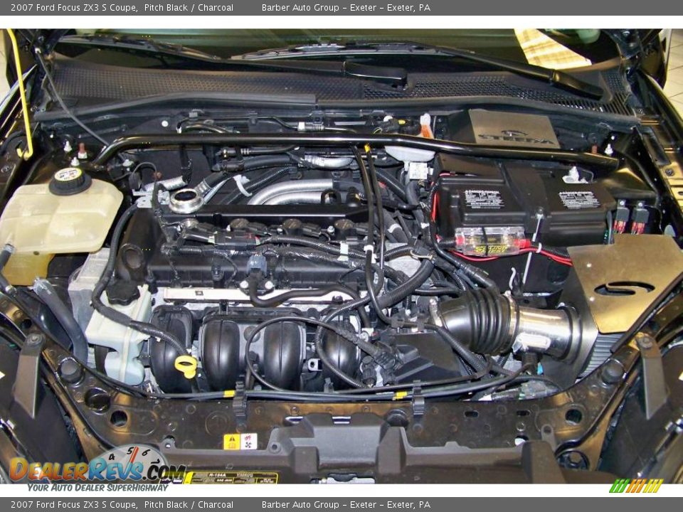 2007 Ford Focus ZX3 S Coupe Pitch Black / Charcoal Photo #30