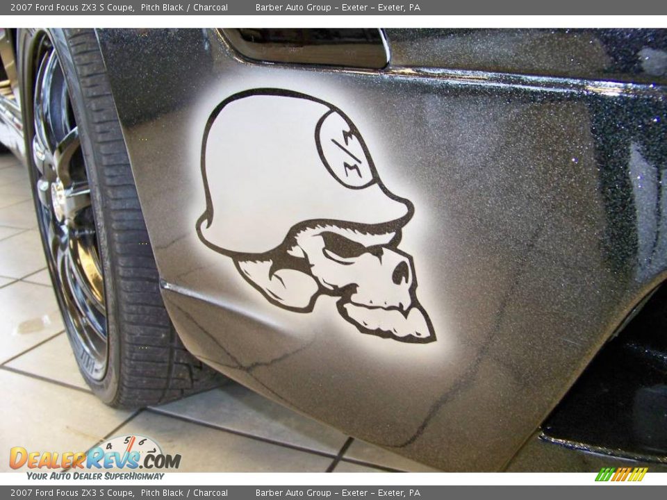 2007 Ford Focus ZX3 S Coupe Pitch Black / Charcoal Photo #33