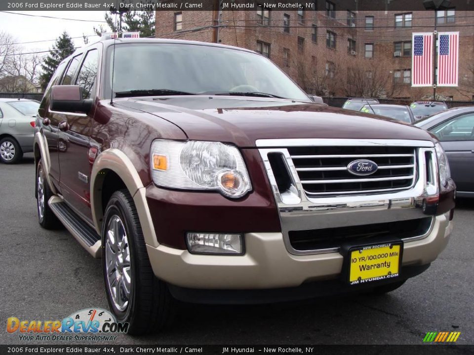 2006 Ford Explorer Eddie Bauer 4x4 Dark Cherry Metallic / Camel Photo #1