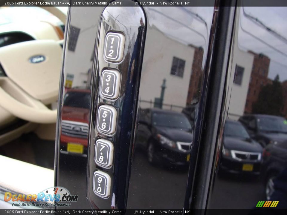 2006 Ford Explorer Eddie Bauer 4x4 Dark Cherry Metallic / Camel Photo #10