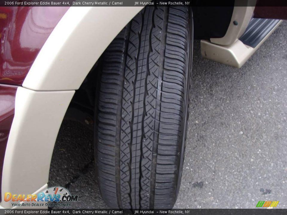 2006 Ford Explorer Eddie Bauer 4x4 Dark Cherry Metallic / Camel Photo #11