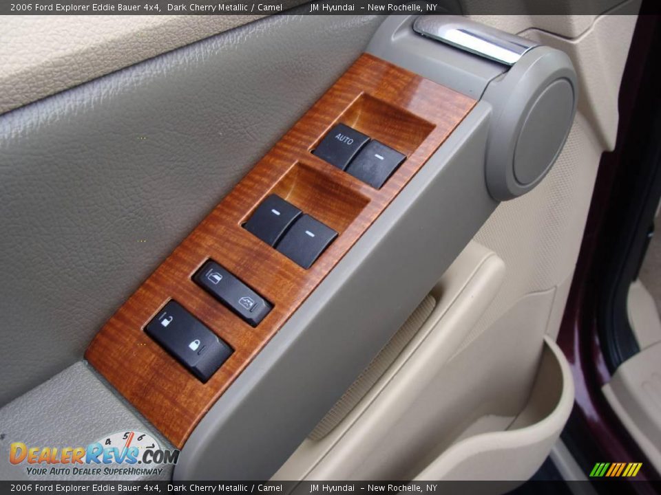 2006 Ford Explorer Eddie Bauer 4x4 Dark Cherry Metallic / Camel Photo #13