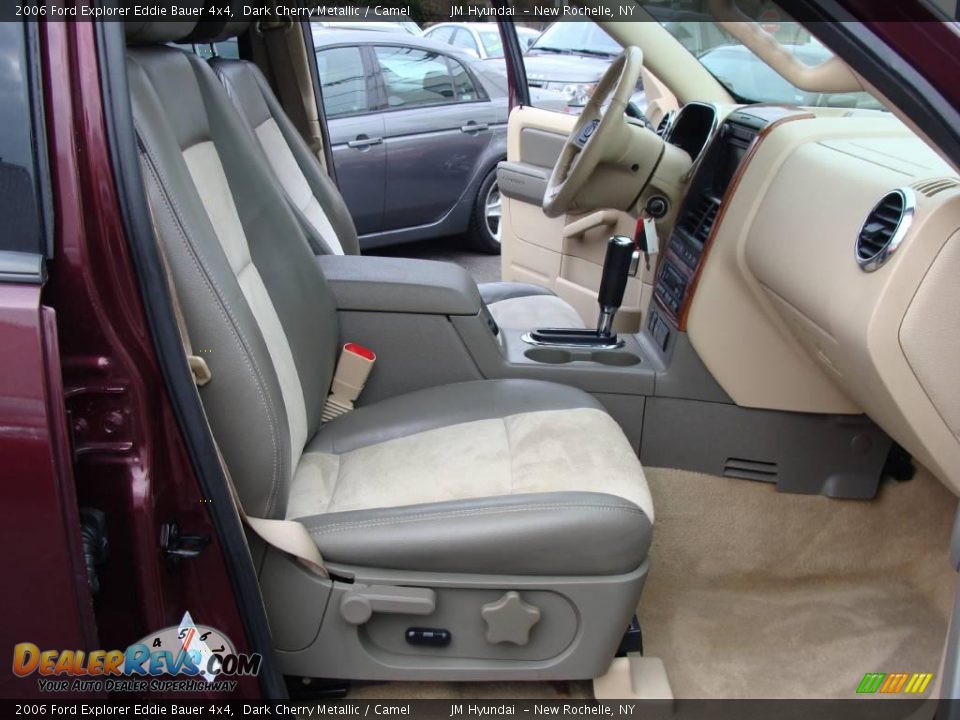 2006 Ford Explorer Eddie Bauer 4x4 Dark Cherry Metallic / Camel Photo #18