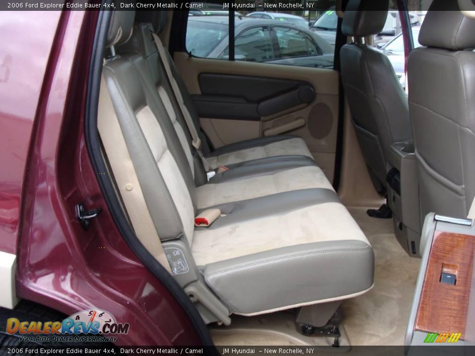 2006 Ford Explorer Eddie Bauer 4x4 Dark Cherry Metallic / Camel Photo #19