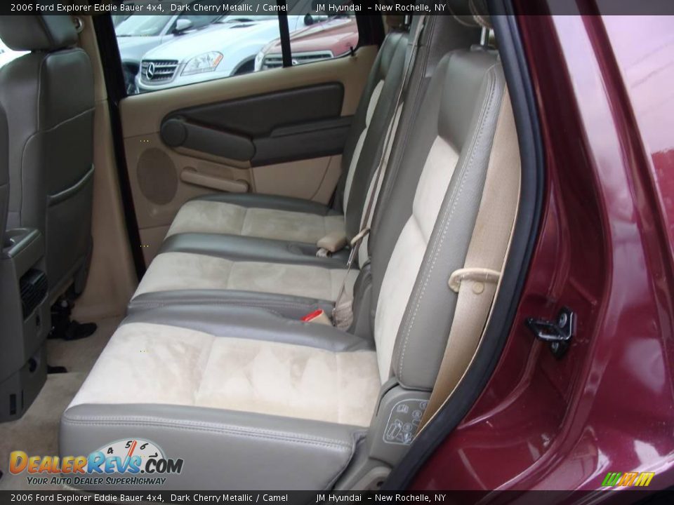 2006 Ford Explorer Eddie Bauer 4x4 Dark Cherry Metallic / Camel Photo #21