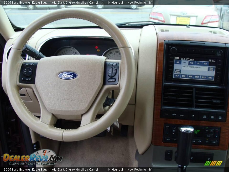 2006 Ford Explorer Eddie Bauer 4x4 Dark Cherry Metallic / Camel Photo #22