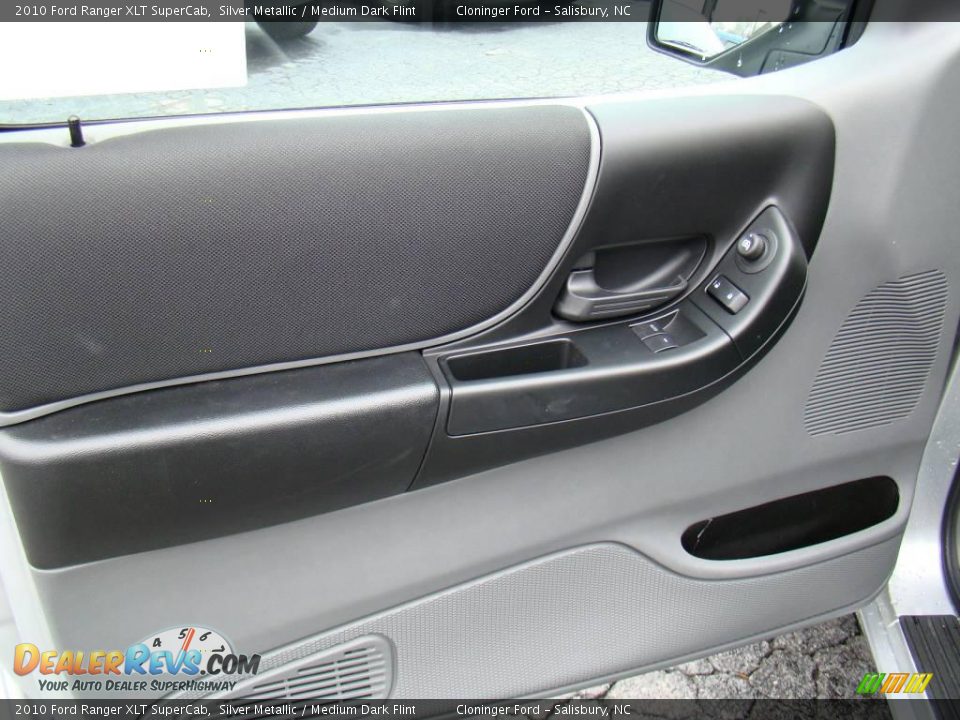 2010 Ford Ranger XLT SuperCab Silver Metallic / Medium Dark Flint Photo #14