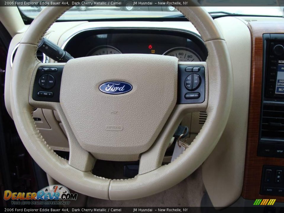 2006 Ford Explorer Eddie Bauer 4x4 Dark Cherry Metallic / Camel Photo #23
