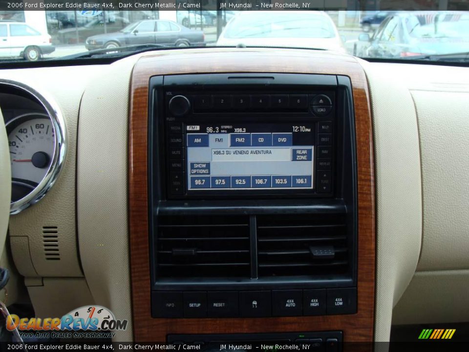 2006 Ford Explorer Eddie Bauer 4x4 Dark Cherry Metallic / Camel Photo #24