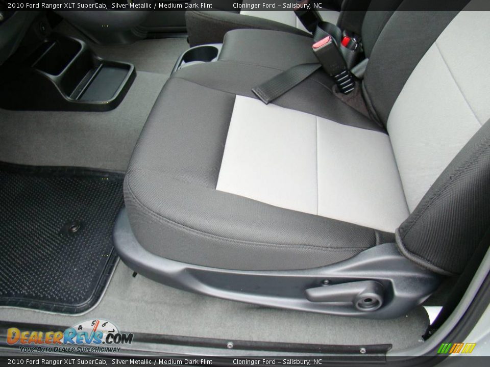 2010 Ford Ranger XLT SuperCab Silver Metallic / Medium Dark Flint Photo #15