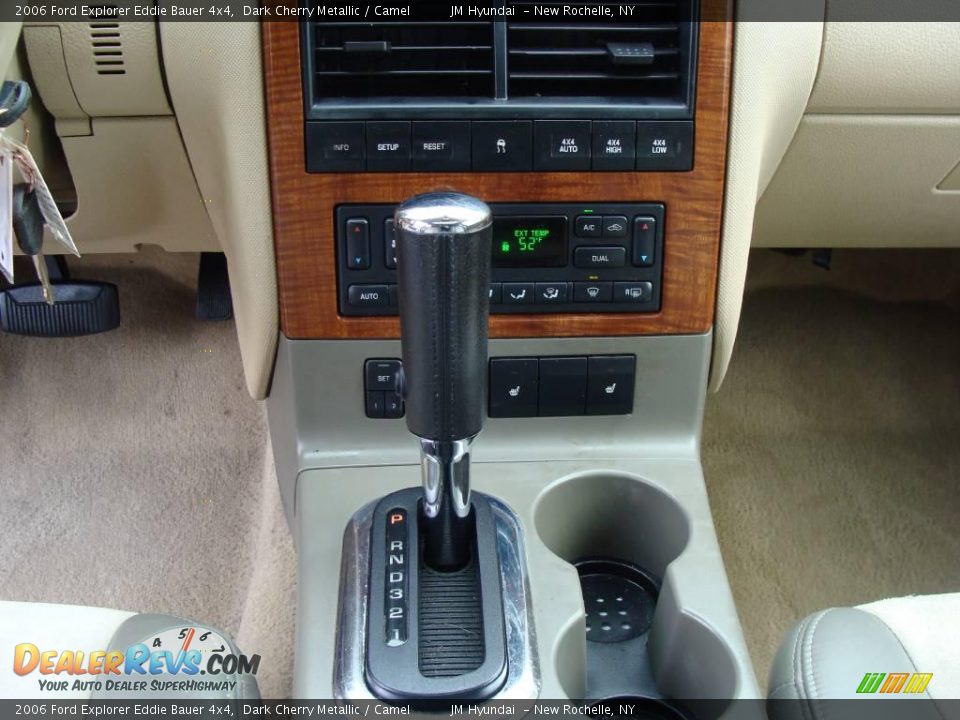 2006 Ford Explorer Eddie Bauer 4x4 Dark Cherry Metallic / Camel Photo #25