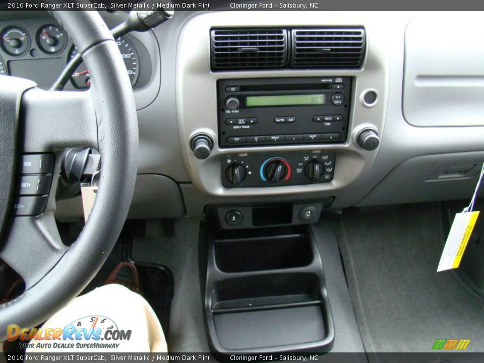 2010 Ford Ranger XLT SuperCab Silver Metallic / Medium Dark Flint Photo #20