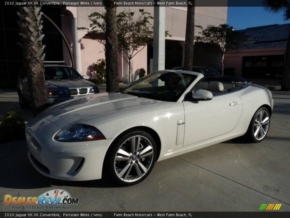 2010 Jaguar XK XK Convertible Porcelain White / Ivory Photo #1