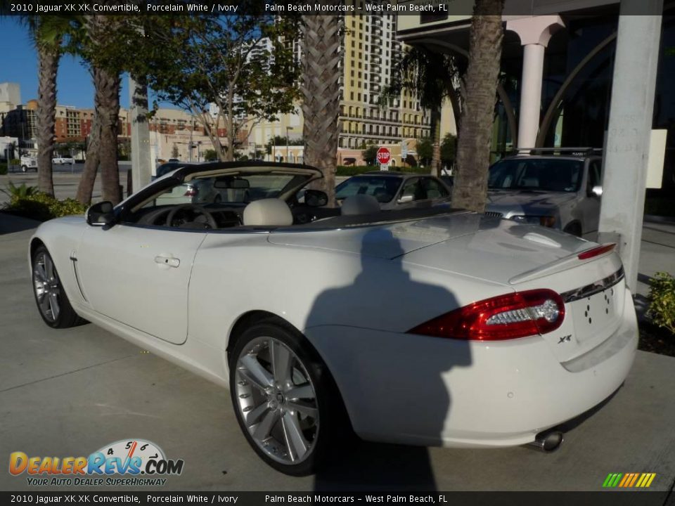 2010 Jaguar XK XK Convertible Porcelain White / Ivory Photo #4