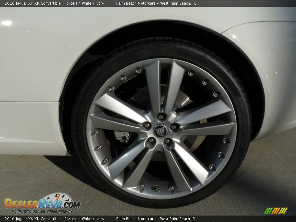 2010 Jaguar XK XK Convertible Porcelain White / Ivory Photo #9