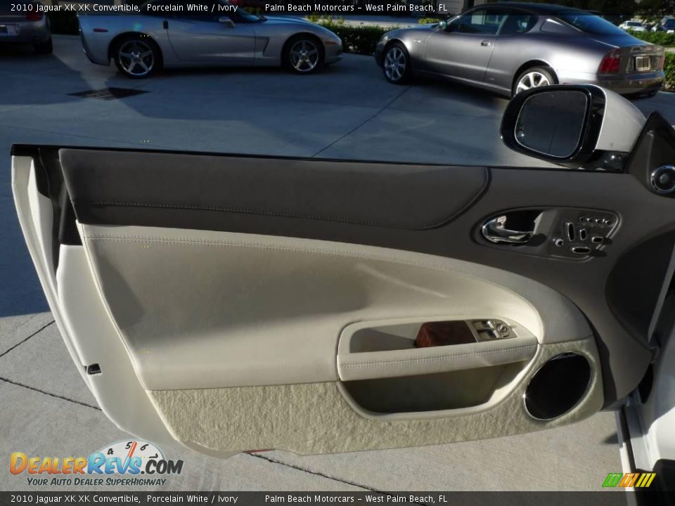 2010 Jaguar XK XK Convertible Porcelain White / Ivory Photo #12