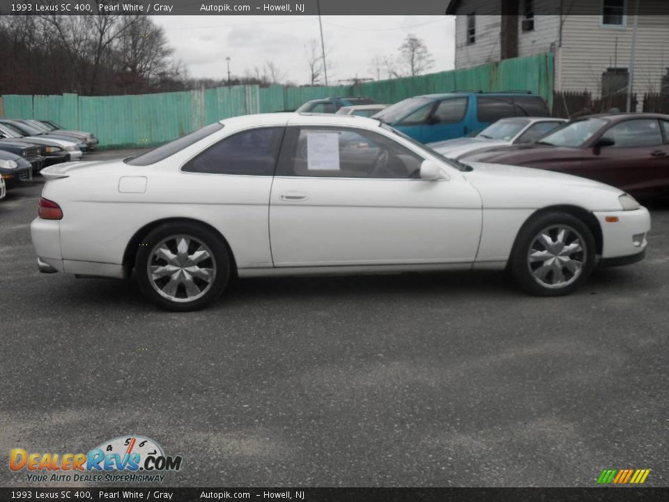 1993 Lexus SC 400 Pearl White / Gray Photo #3