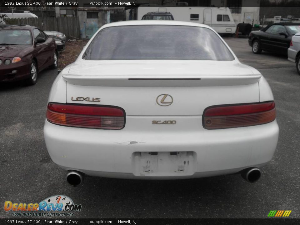 1993 Lexus SC 400 Pearl White / Gray Photo #5