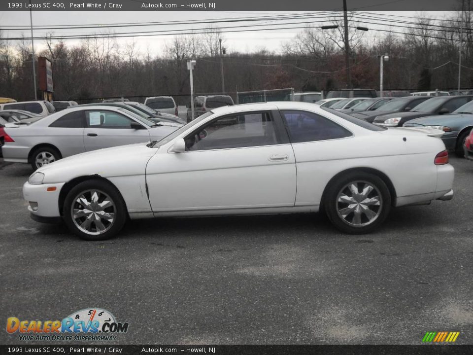 1993 Lexus SC 400 Pearl White / Gray Photo #7