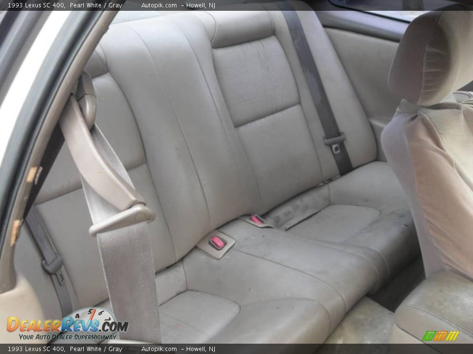1993 Lexus SC 400 Pearl White / Gray Photo #10